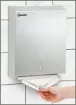 Picture of Bartscher Paper towel dispenser, Stainless Steel brushed - 850006