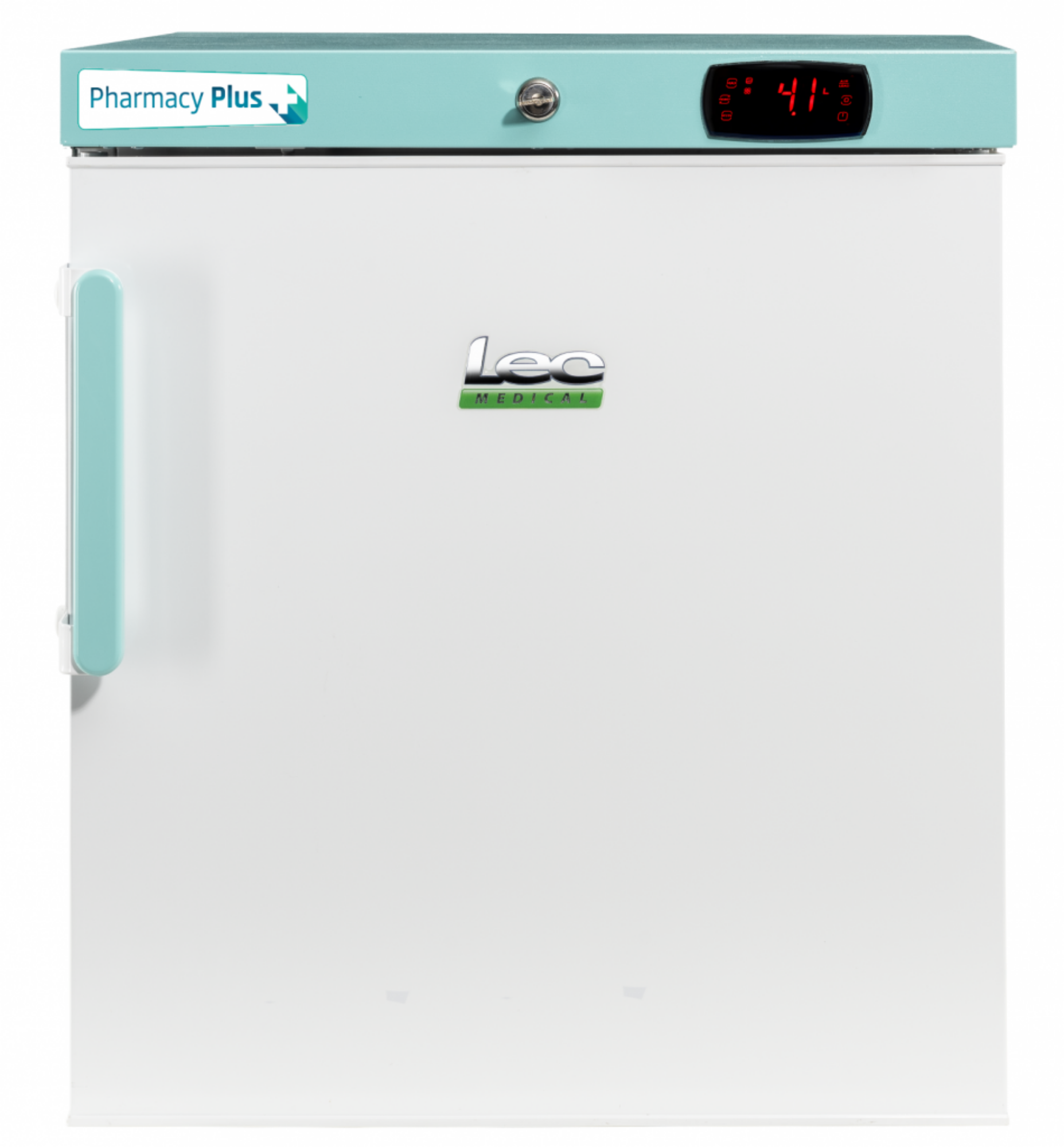 Picture of LEC Medical PPSR47BT-UK Solid Single Door Pharmacy Plus Bluetooth Enabled Countertop Refrigerator, 47 Litres - 444411305
