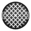Picture of Olympia Kristallon Polycarbonate Round Non Slip Tray with Handles 355mm - DP665