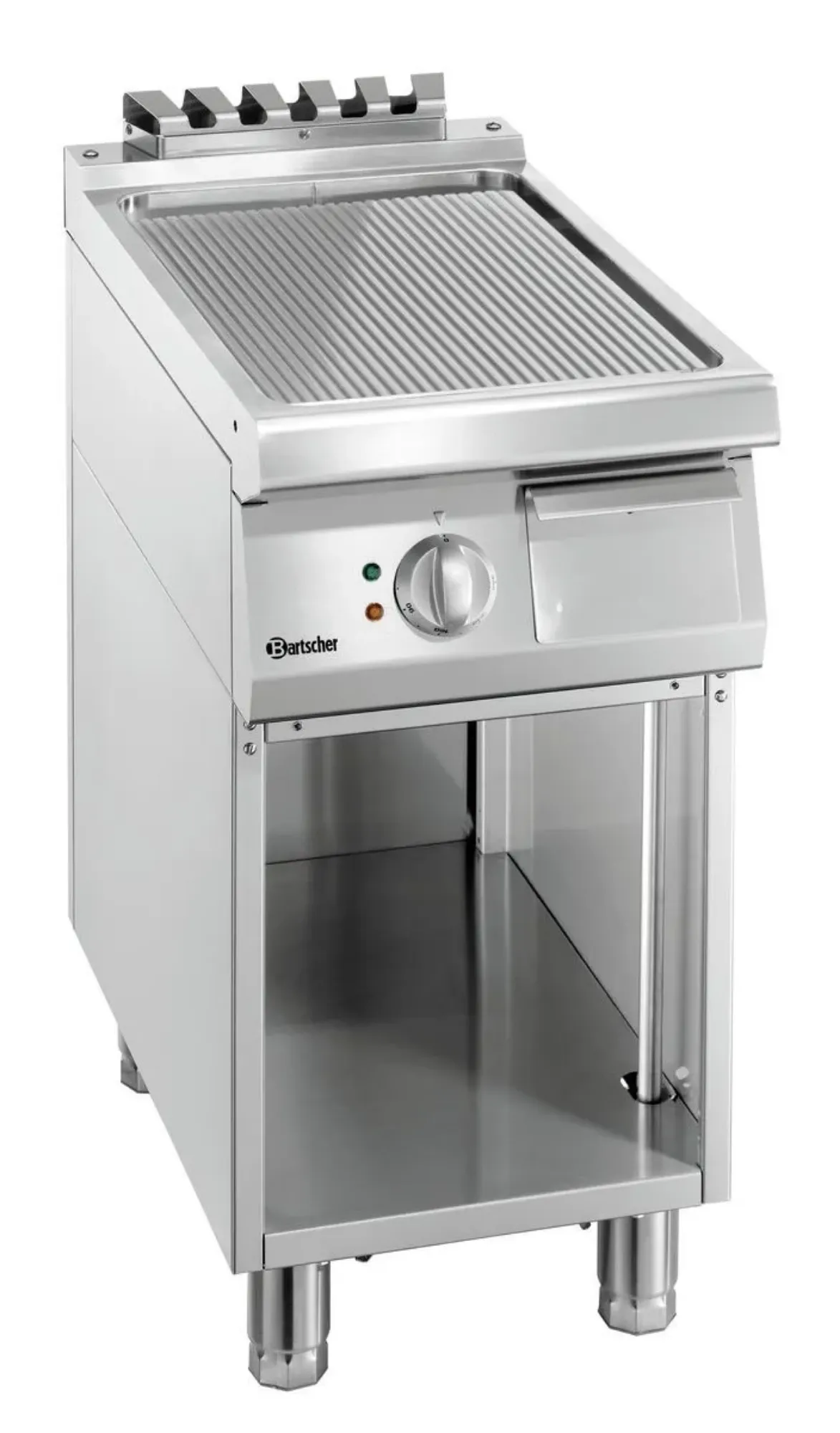 Picture of Bartscher Griddle plate 700, W400, grooved Freestanding - 286507