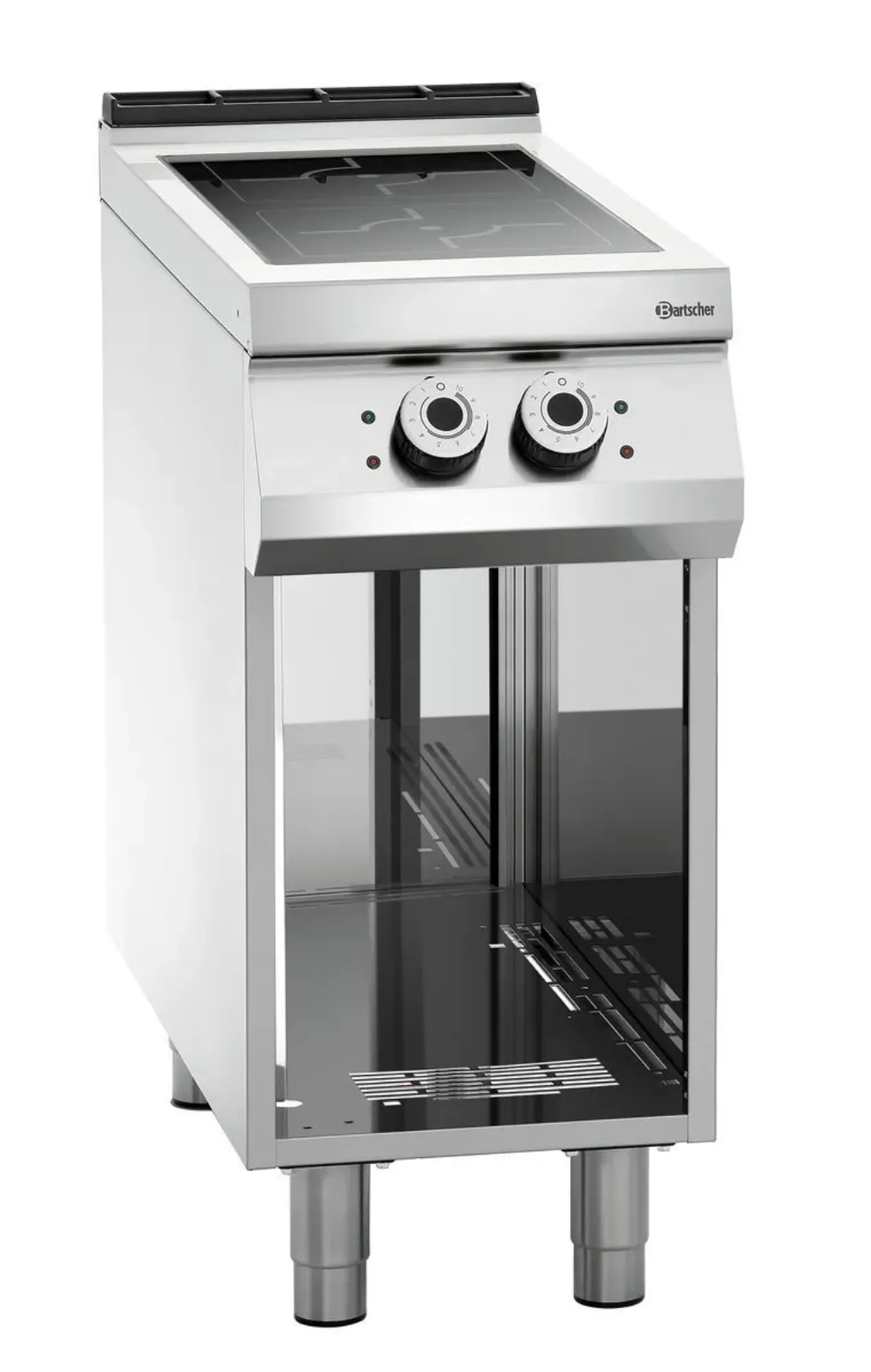 Picture of Bartscher Induction stove, 2 HTzon., OBU Freestanding - 296318V1