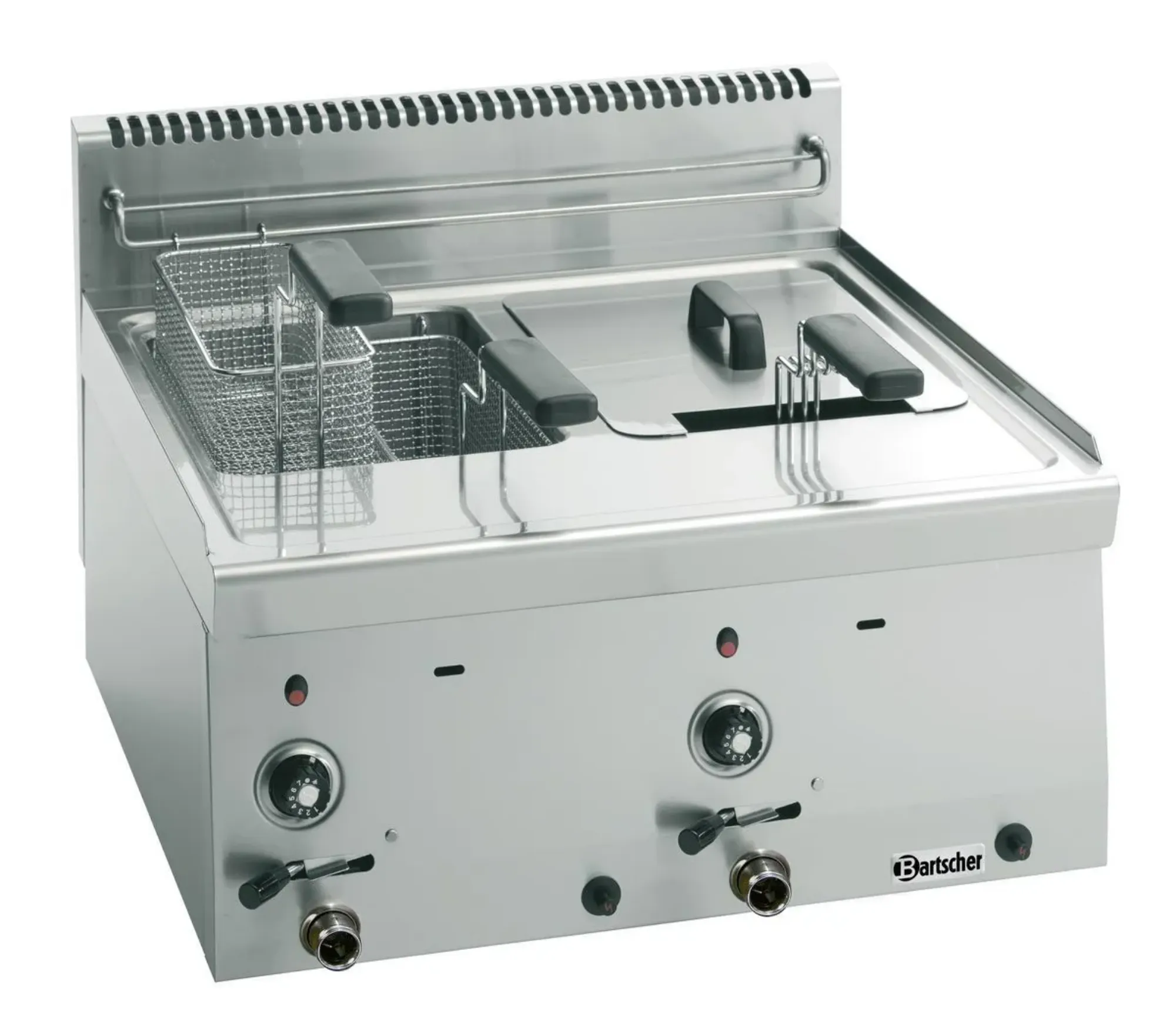 Picture of Bartscher Deep fat fryer gas 600, B600, 2x8L Countertop - 1315213
