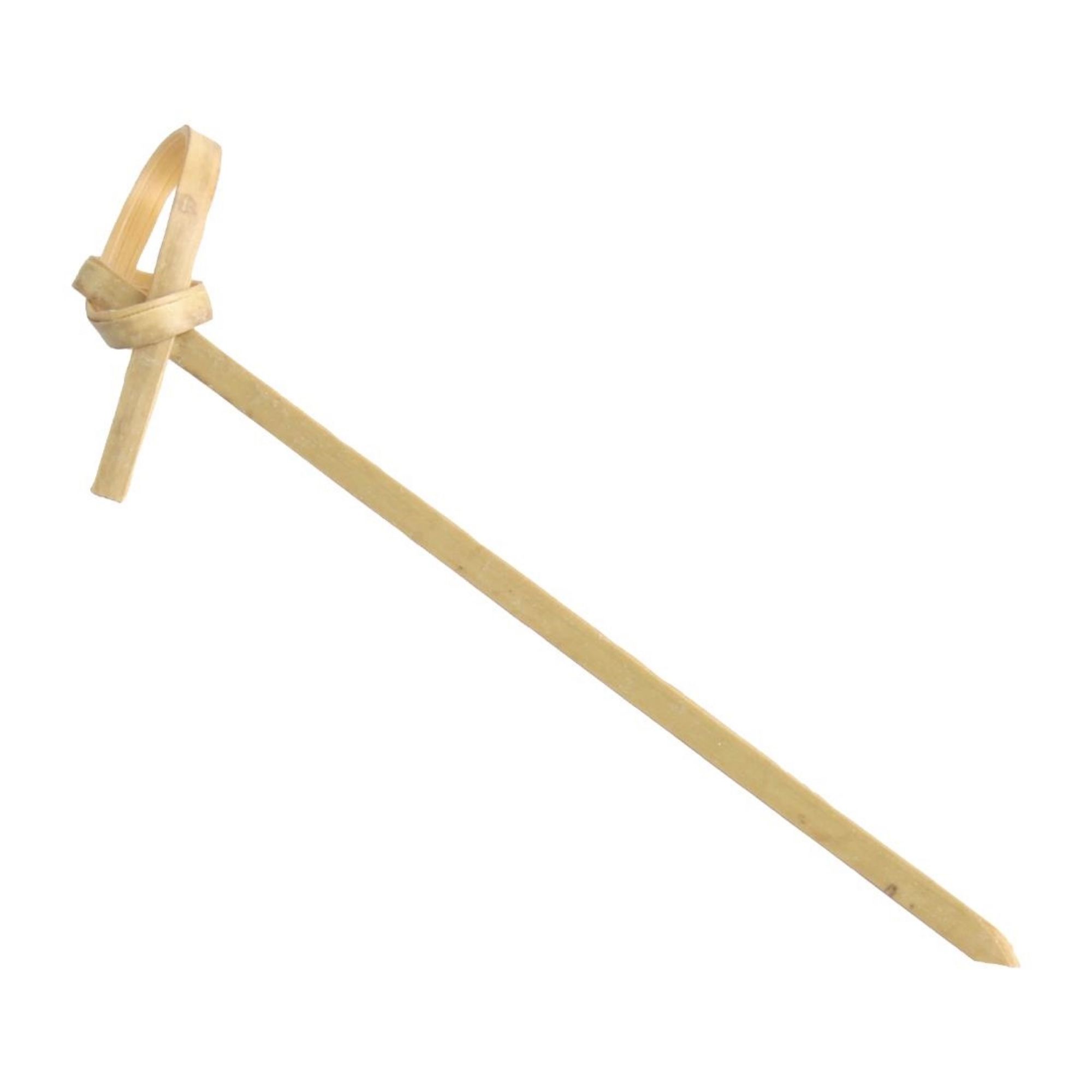 Picture of Fiesta Compostable Bamboo Looped Skewers 90mm (100 pack) - DK396