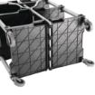Picture of Vogue 3 Tier PP Folding Trolley Black - DT429