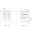 Picture of Blizzard UCF140WH Under Counter White Laminated Freezer 115L - UCF140WH