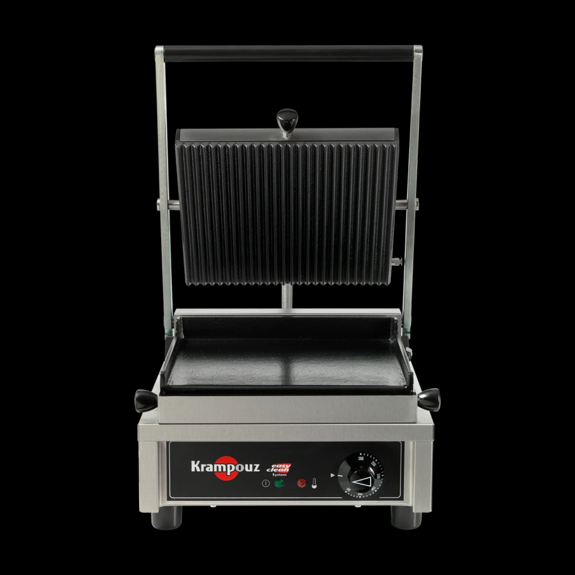 Picture of KRAMPOUZ GECID3BO - Multi Contact Grill Small - Ribbed plate top-smooth plate bottom - GECID3BO