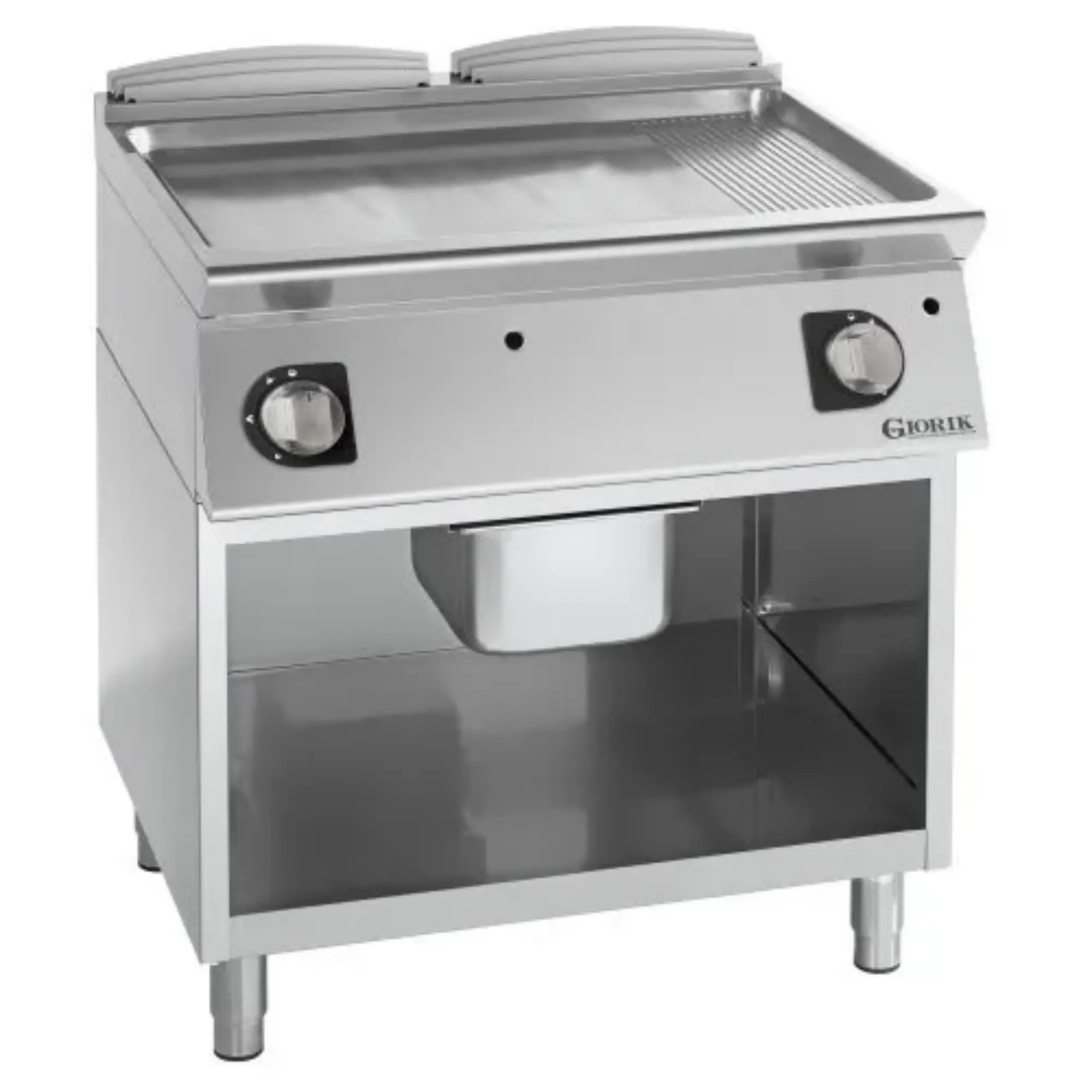 Picture of Giorik FMG741CRX Gas Griddle - 1/3 Ribbed + 2/3 Smooth Plate - FMG741CRX