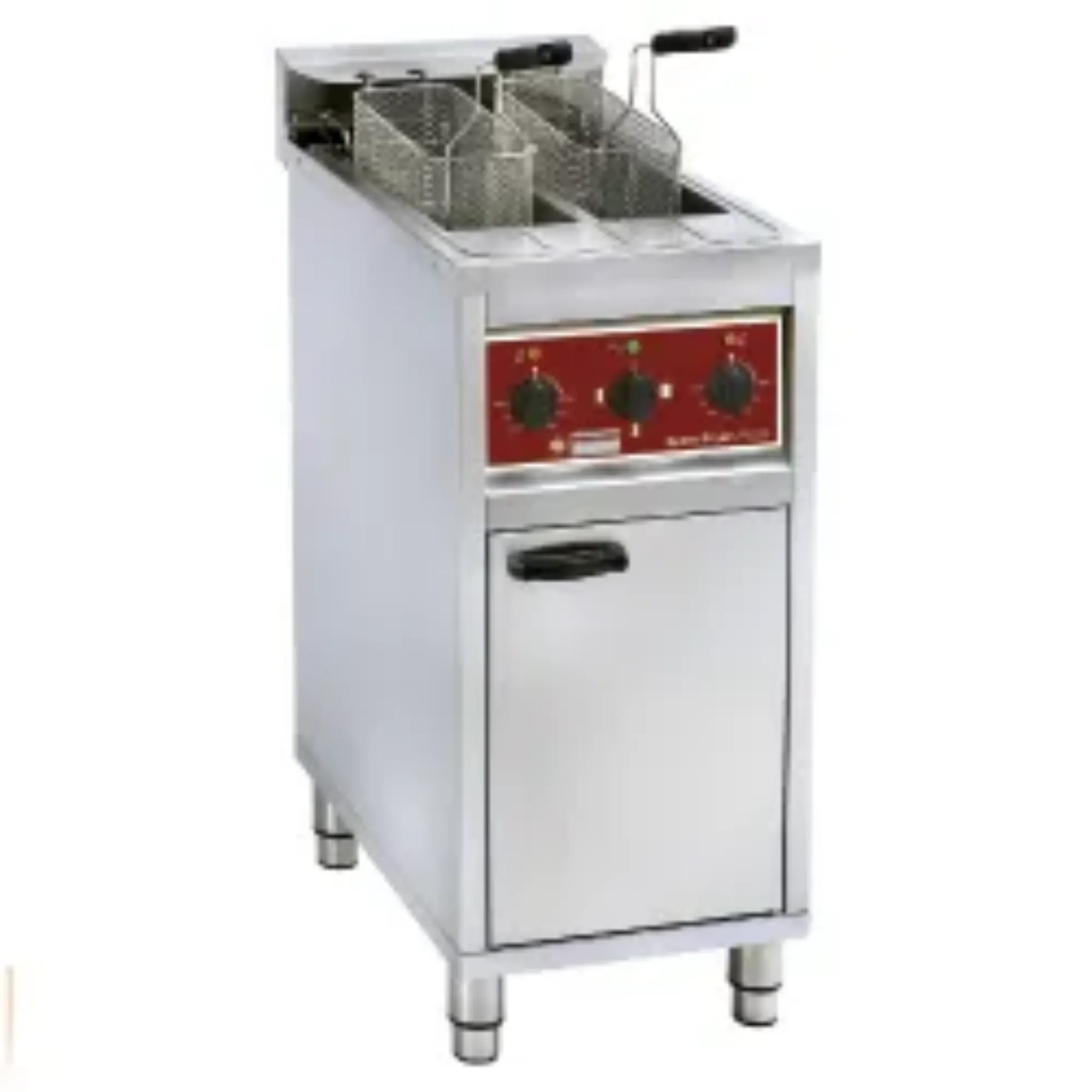 Picture of Diamond FSM-2V6E/N Standing Electric Double Basket Fryer - FSM-2V6EN