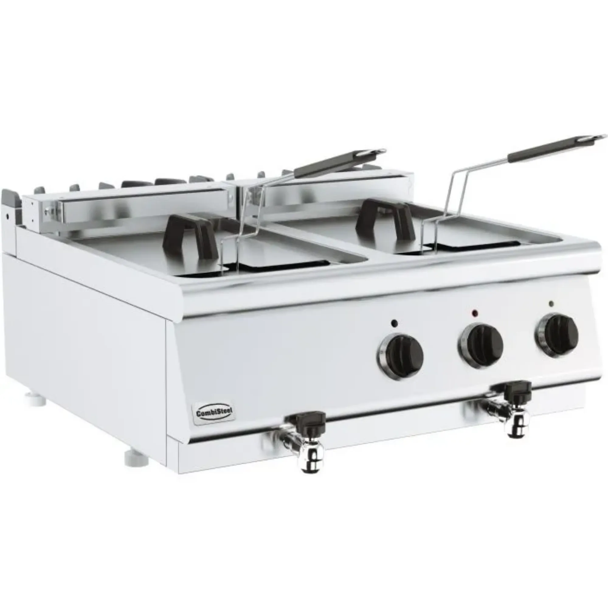 Picture of CombiSteel Base 700 Electric DOUBLE TANK CounterTop FryER - 7178.0290