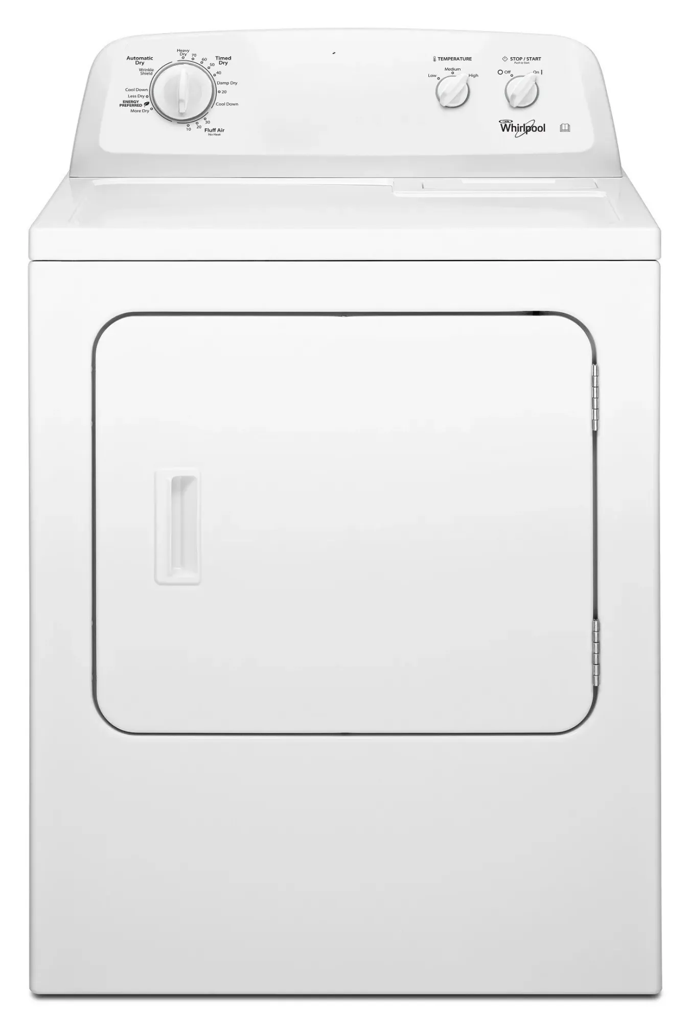 Picture of Whirlpool Atlantis 3LWED4705FW 15kg Classic American Style Vented Dryer - 3LWED4705FW