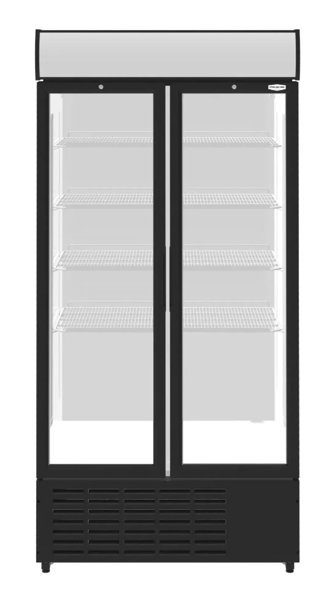 Picture of Sterling Pro Green SPD20HG Hinged Double Door Upright Display Chiller 832 Litres - SPD20HG