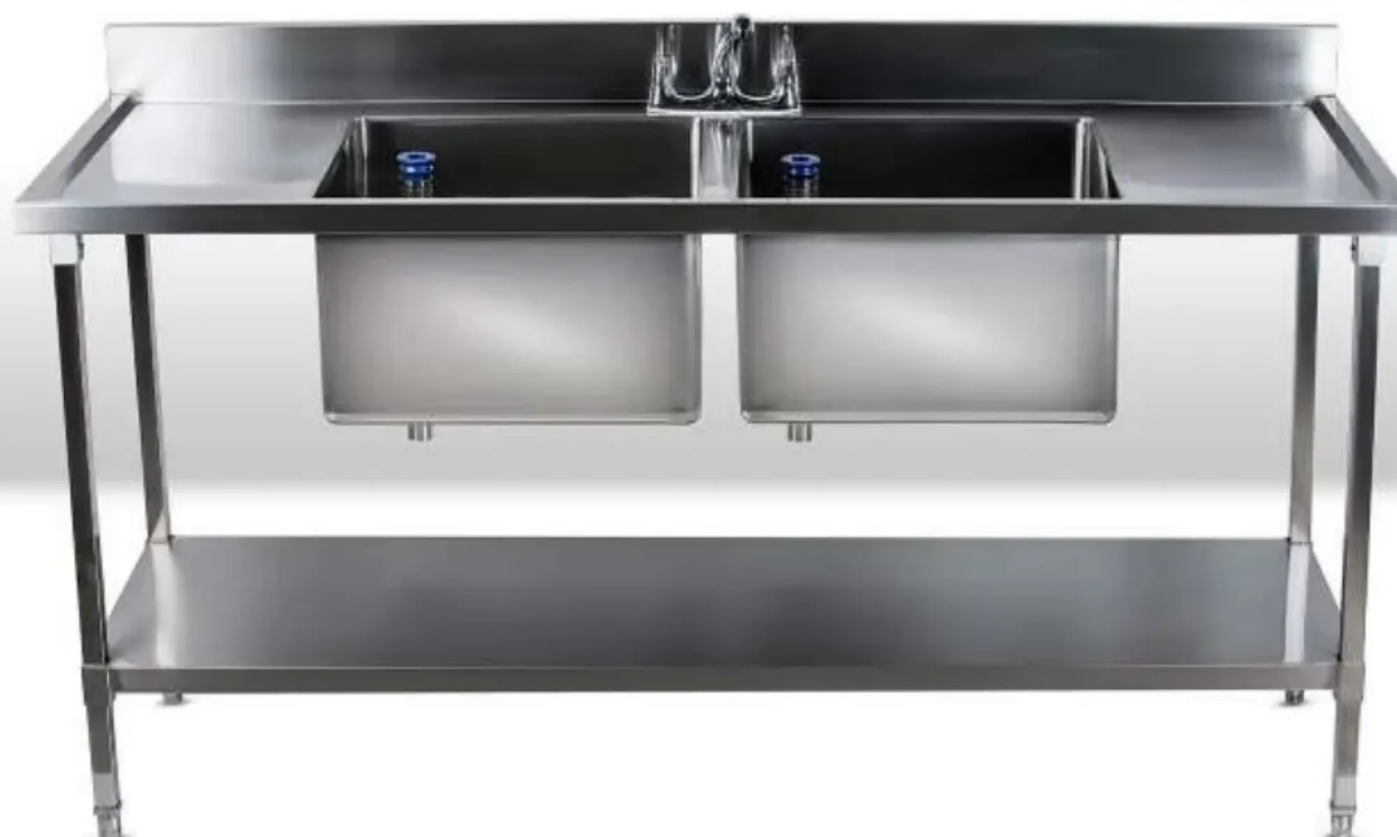 Picture of FSE Double Bowl with Double Drainer - 18DBDD