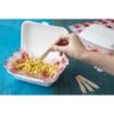 Picture of Fiesta Compostable Bagasse Hinged Food Containers 182mm - DW248