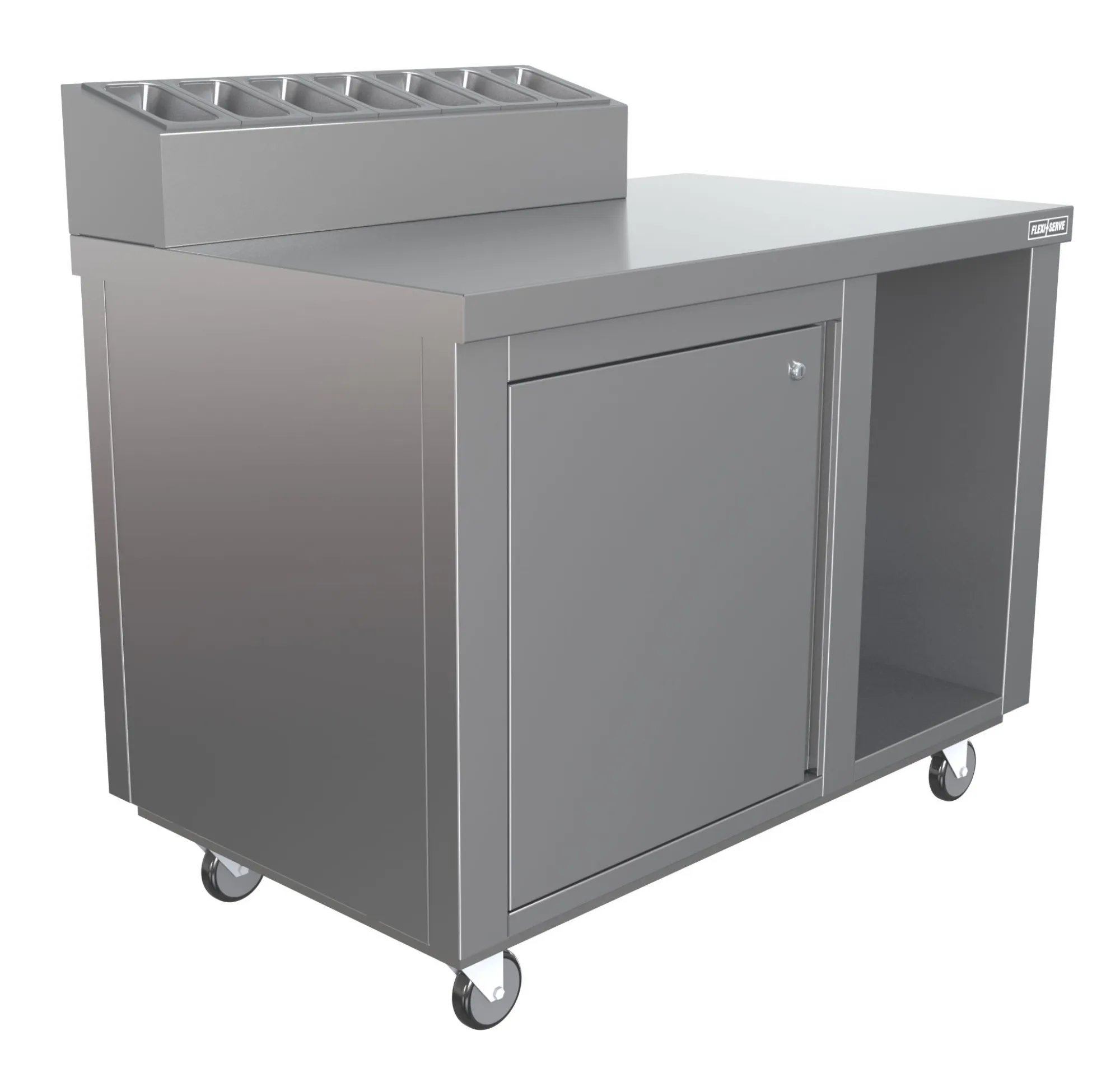 Picture of Parry FS-CUB - Flexi Serve Condiments Trolley with Door - FS-CUB