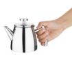 Picture of Olympia Conical Insulated Stainless Steel Teapot with Filter 350ml - DP600