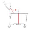 Picture of Jantex Kentucky Mop Bucket and Wringer 20Ltr Blue - DL913