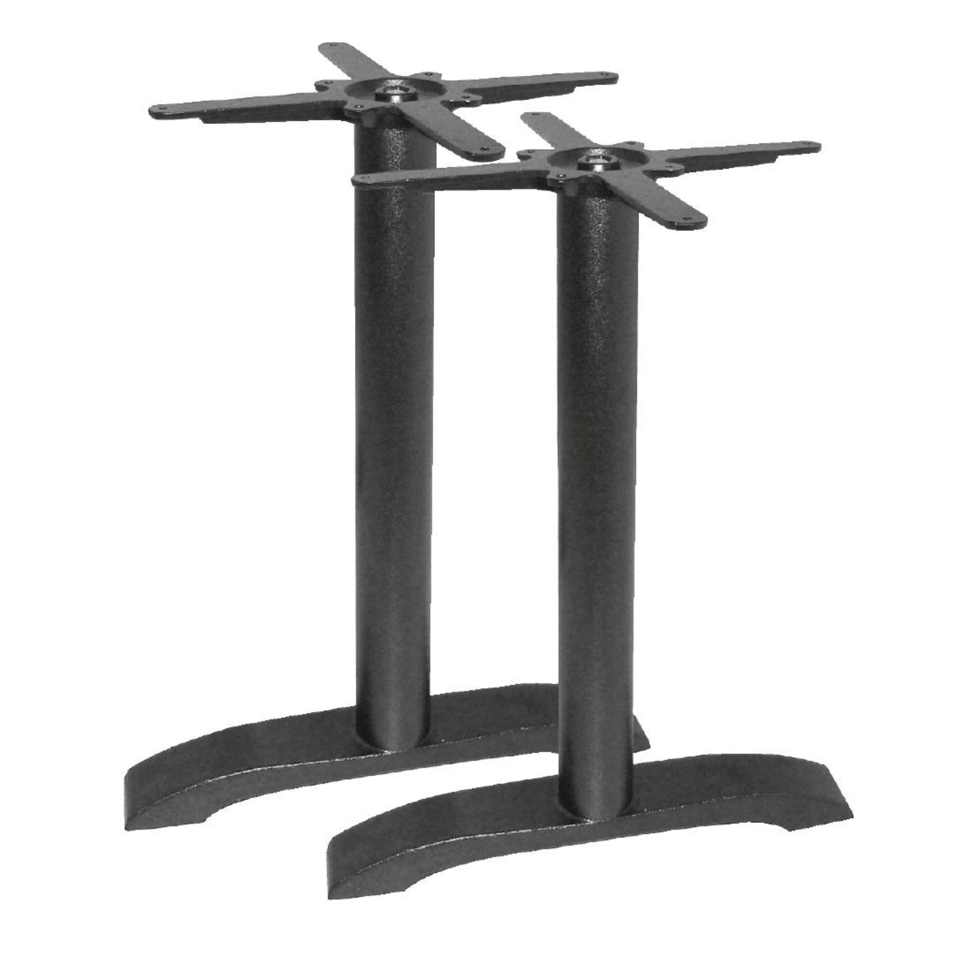 Picture of Bolero Cast Iron Twin Leg Table Base (Pack of 2) - DN642