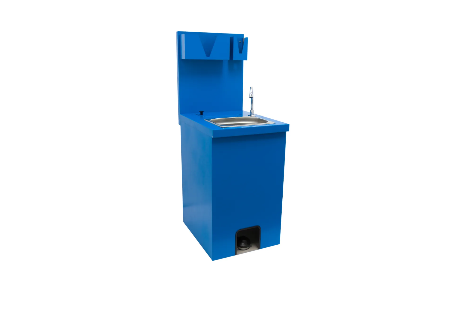 Picture of Parry MWBTLCA - Low Height Cold Water Mobile Hand Wash Basin with Accessories - MWBTLCA