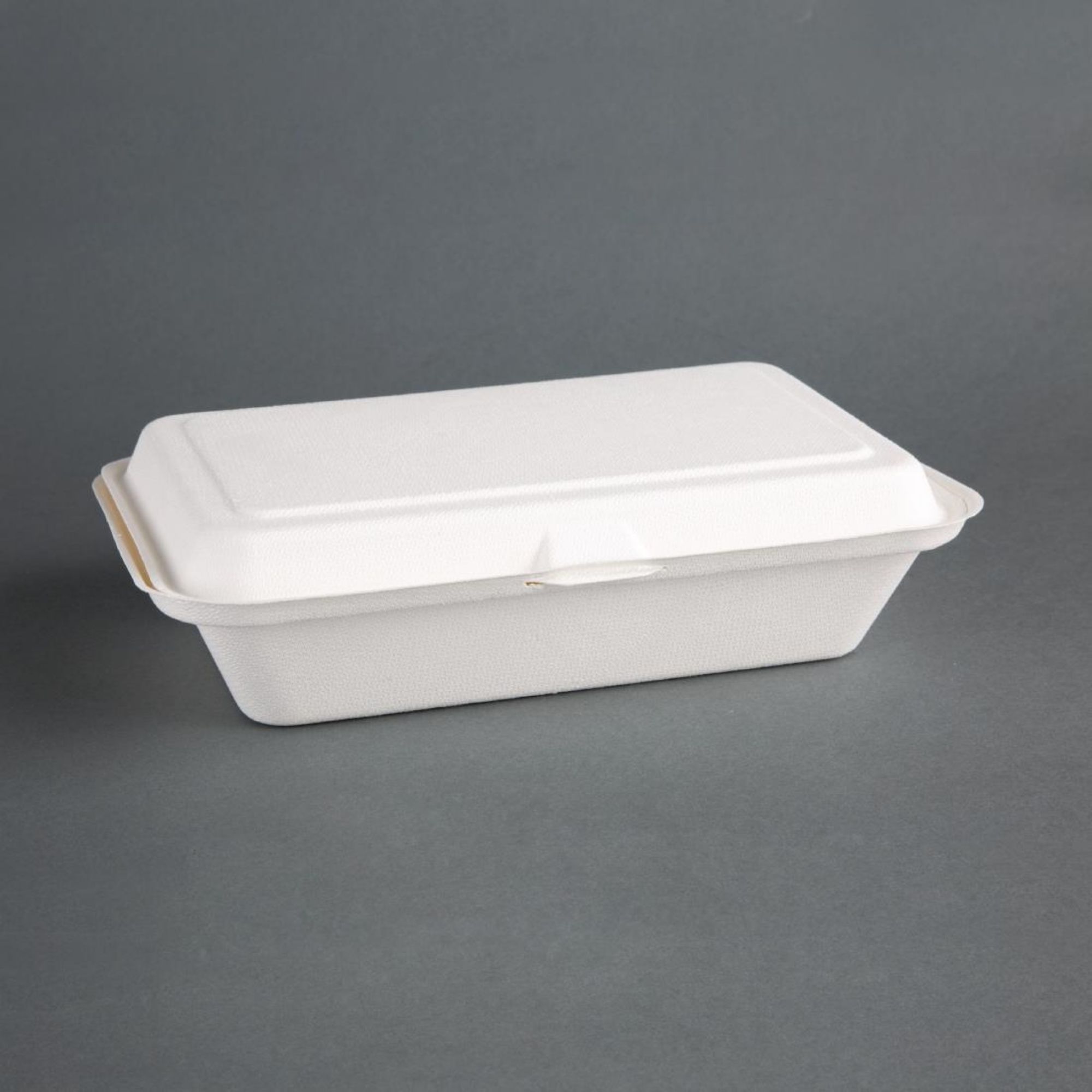 Picture of Fiesta Compostable Bagasse Hinged Food Containers 248mm - DW249