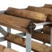 Picture of Wine Rack Dark Wood 42 Bottle - DN634