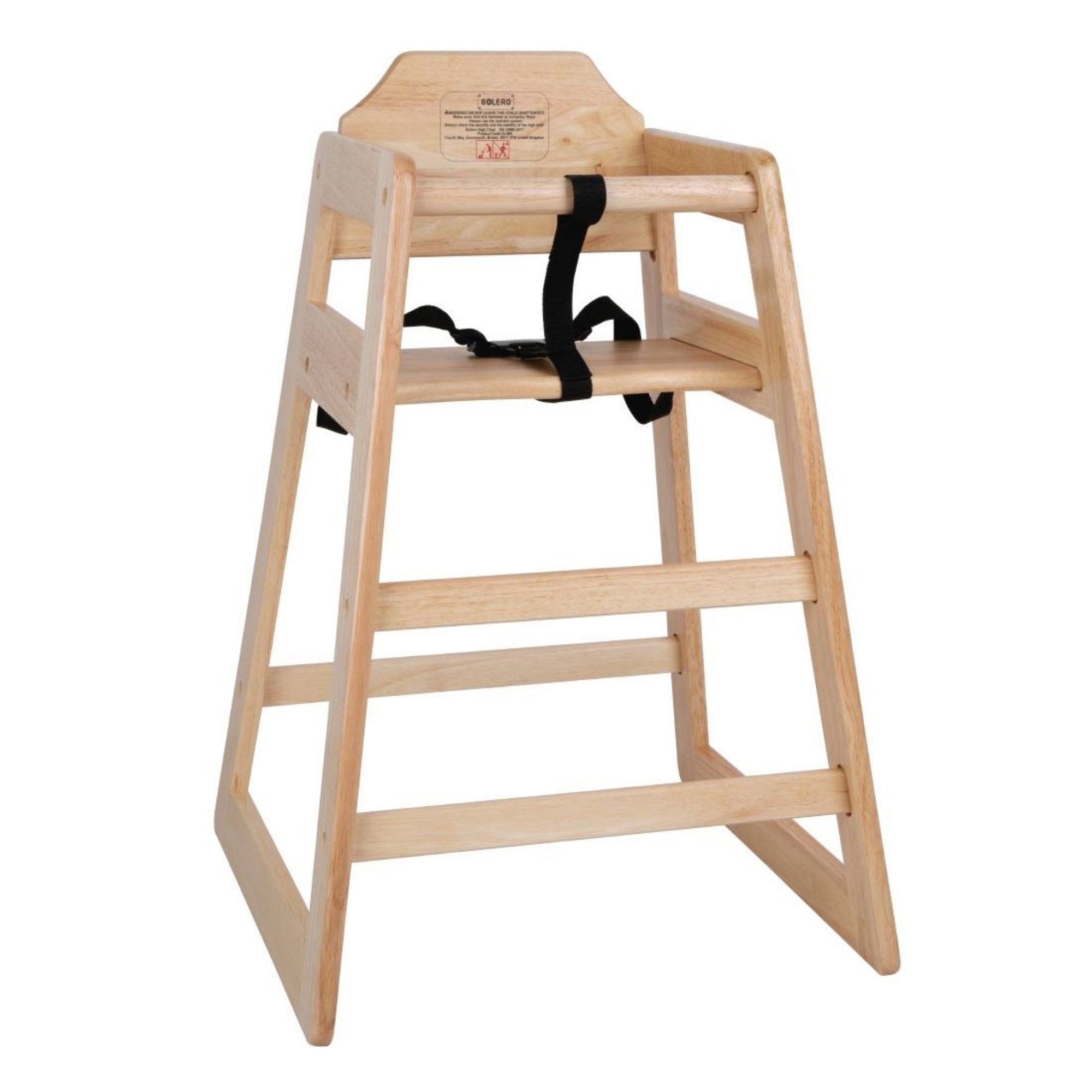Picture of Bolero Wooden Highchair Natural Finish - DL900