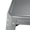 Picture of Bolero Bistro Square Steel Table Gun Metal 668mm - DM904
