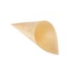 Picture of Fiesta Compostable Wooden Canape Cones 75mm (Pack of 100) - DK389