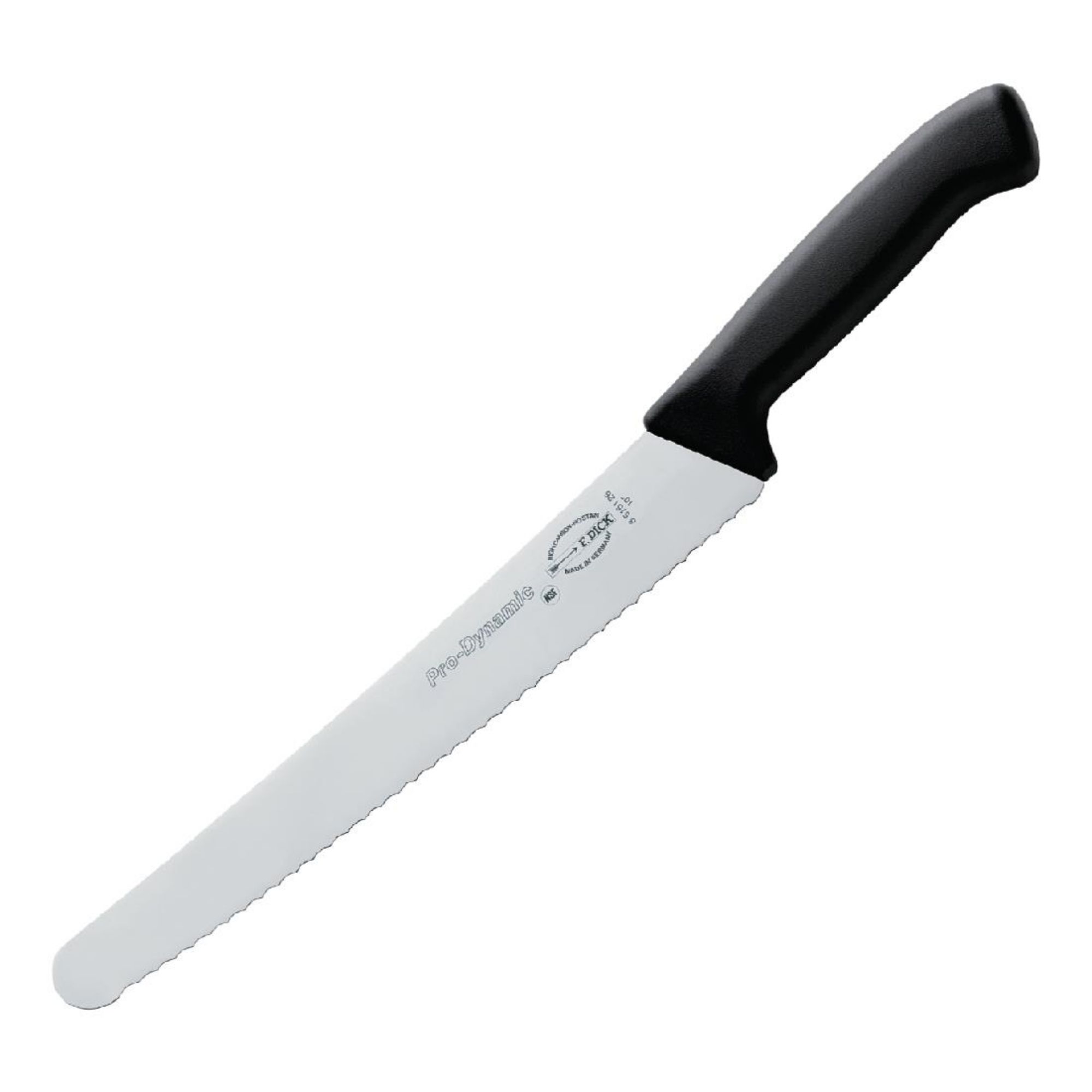 Picture of Dick Pro Dynamic HACCP Serrated Pastry Knife Black 25.4cm - DL377