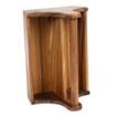 Picture of T&G Woodware Acacia Wood Condiment Basket with Handle - DL148