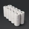 Picture of Olympia Non-Thermal 2ply White and Yellow Till Roll 76 x 70mm (Pack of 20) - DK596