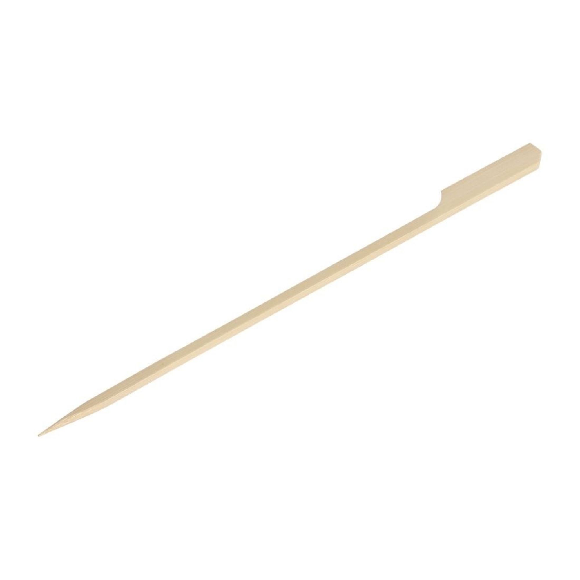 Picture of Fiesta Compostable Bamboo Paddle Skewers 180mm (100 pack) - DK395