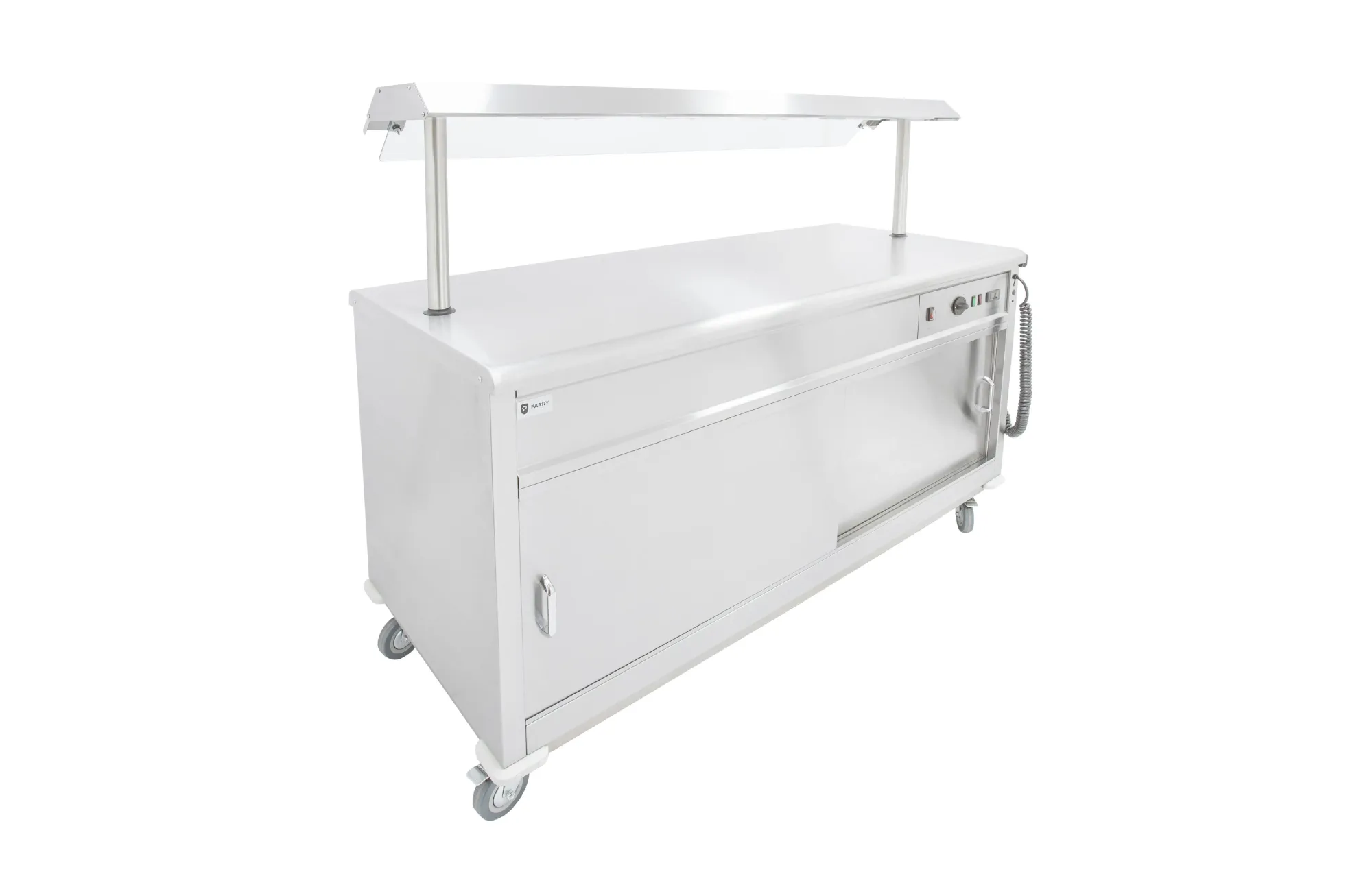 Picture of Parry MSF12G - Mobile Flat Top Servery With Gantry - MSF12G