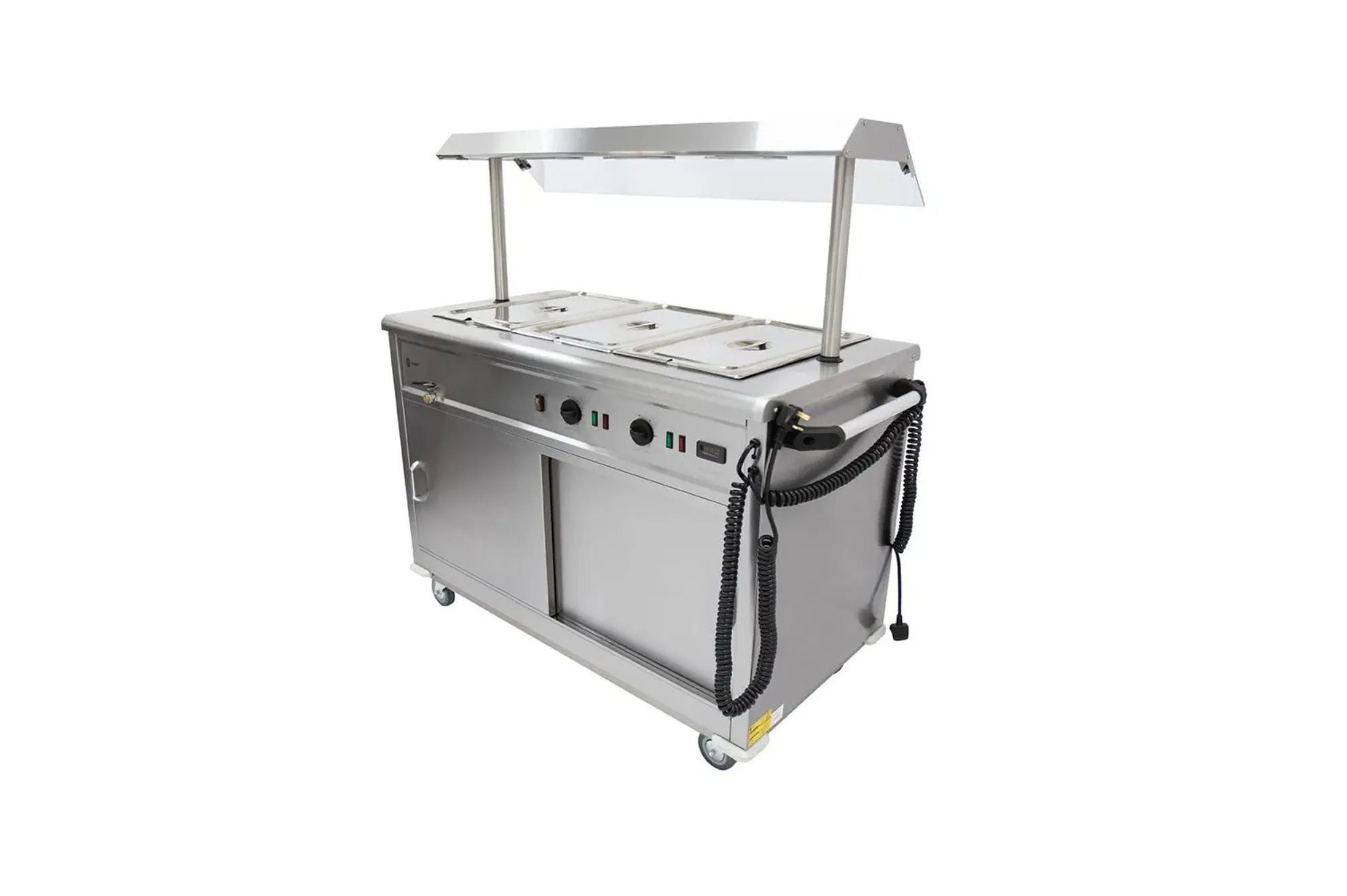 Picture of Parry MSB12G - Mobile Bain Marie Servery With Gantry - MSB12G