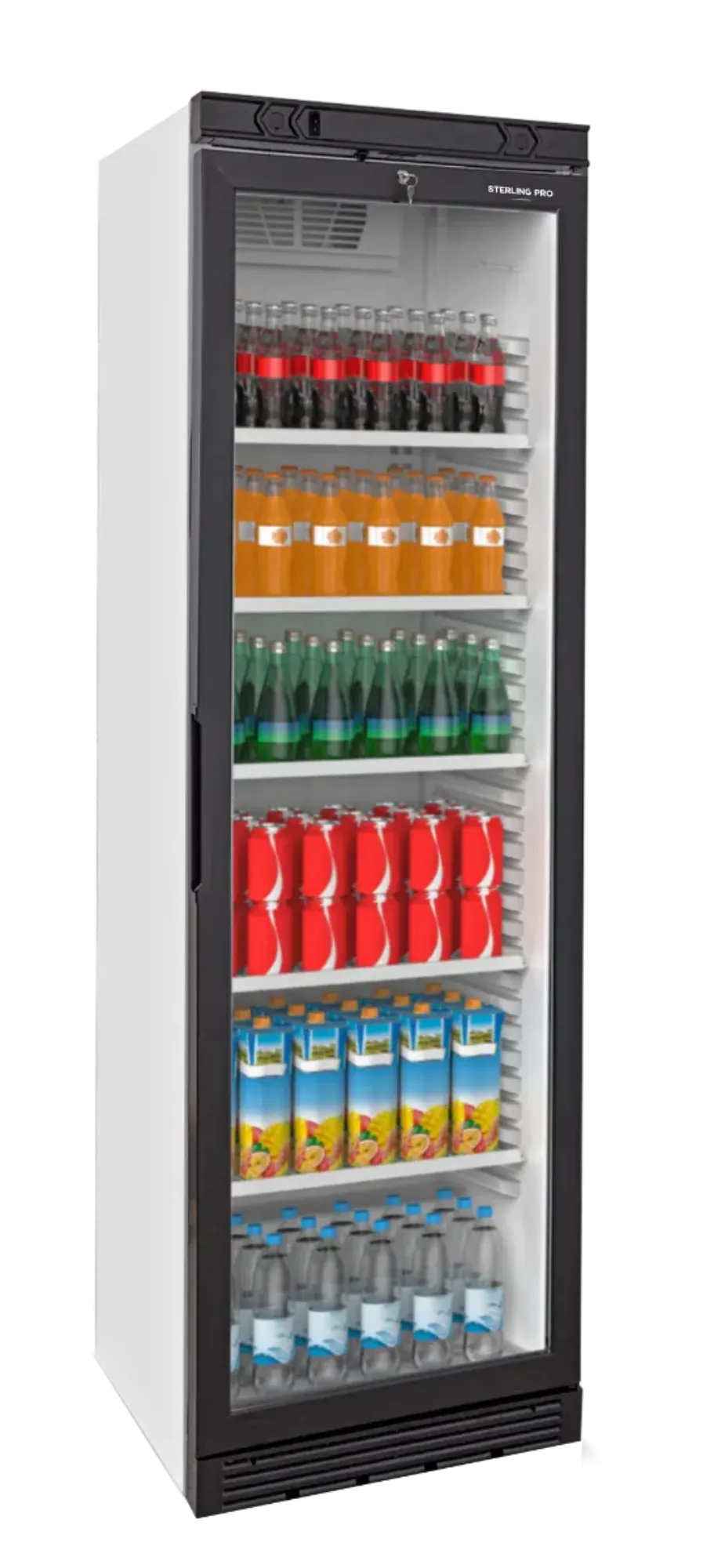 Picture of Sterling Pro Green SPG385 Single Door Upright Display Chiller 379 Litres - SPG385