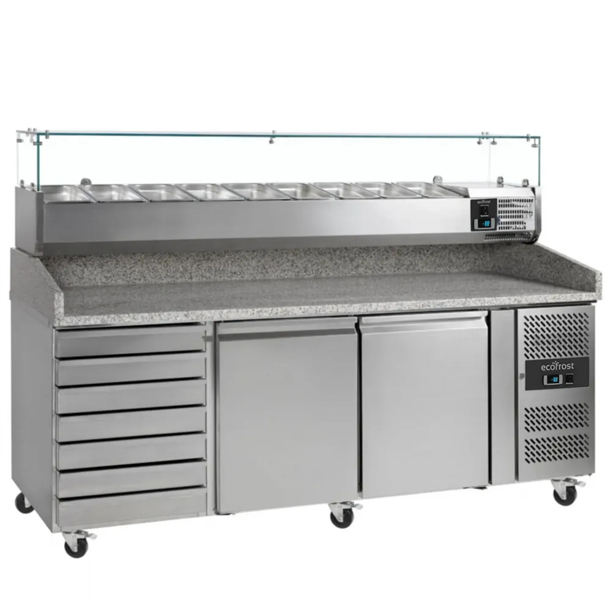Picture of EcoFrost Pizza Prep Counter + Drawers - 795.051507950.5133