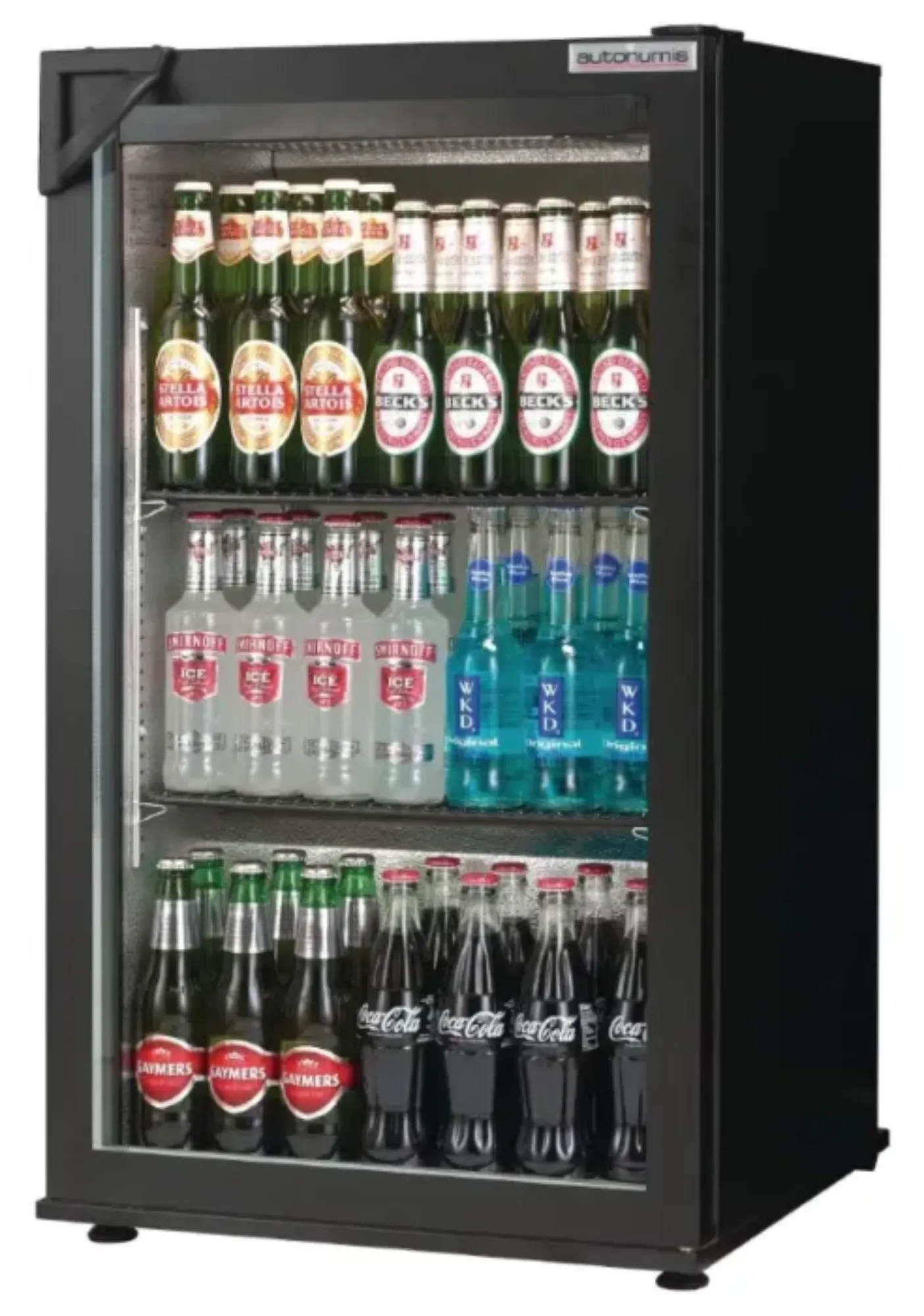 Picture of Autonumis RNC00001 POPULAR Black Single Door Bottle Cooler - RNC00001