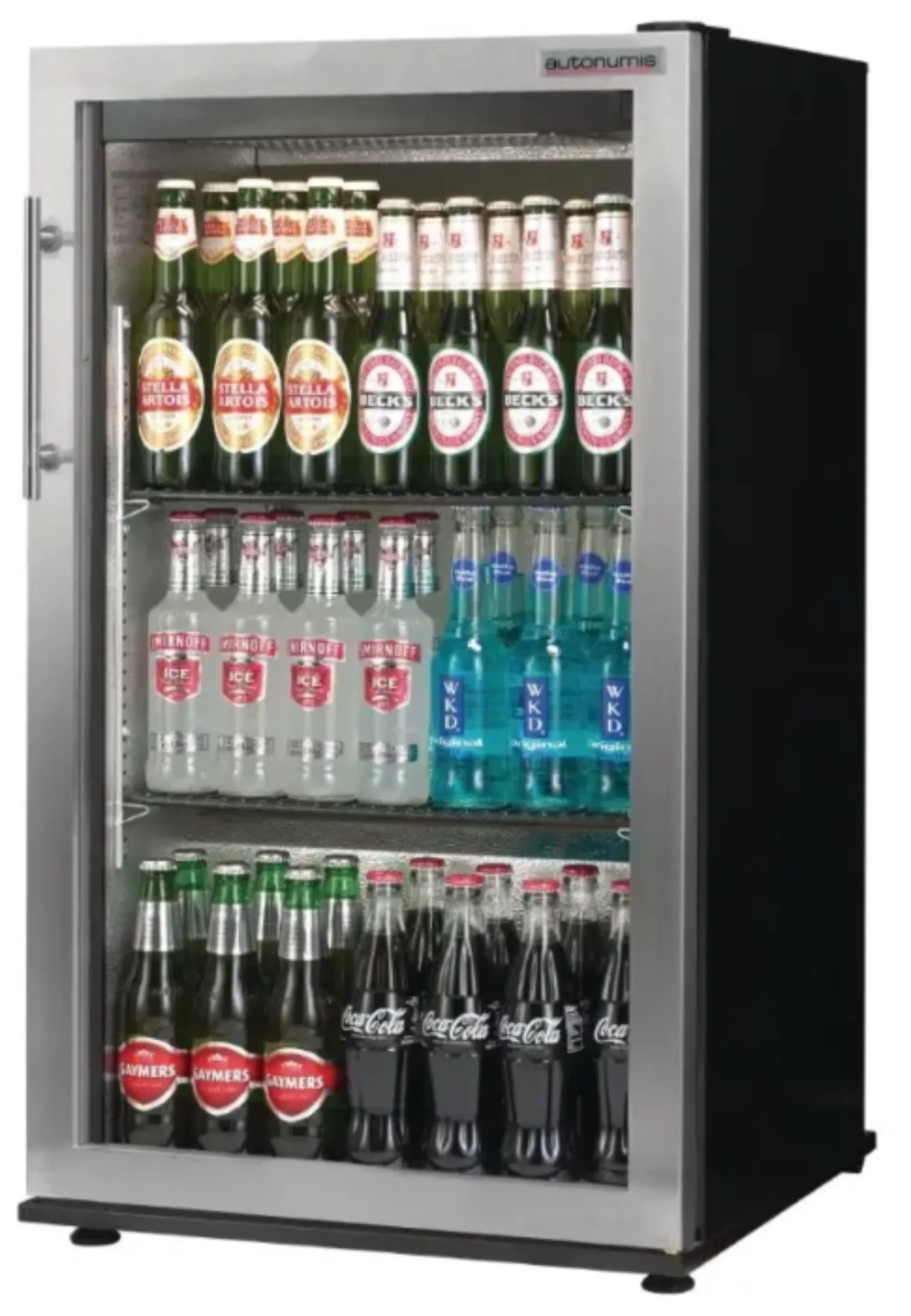 Picture of Autonumis RNC00002 POPULAR Stainless Steel Surround Single Door Bottle Cooler - RNC00002