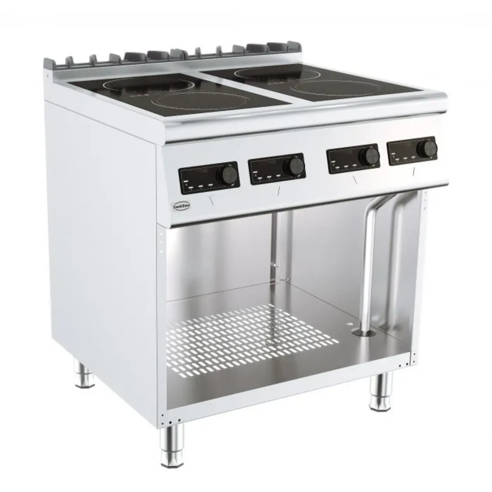 Picture of CombiSteel Base 700 Induction Electric Range 4 Plates Freestanding - 7178.0575