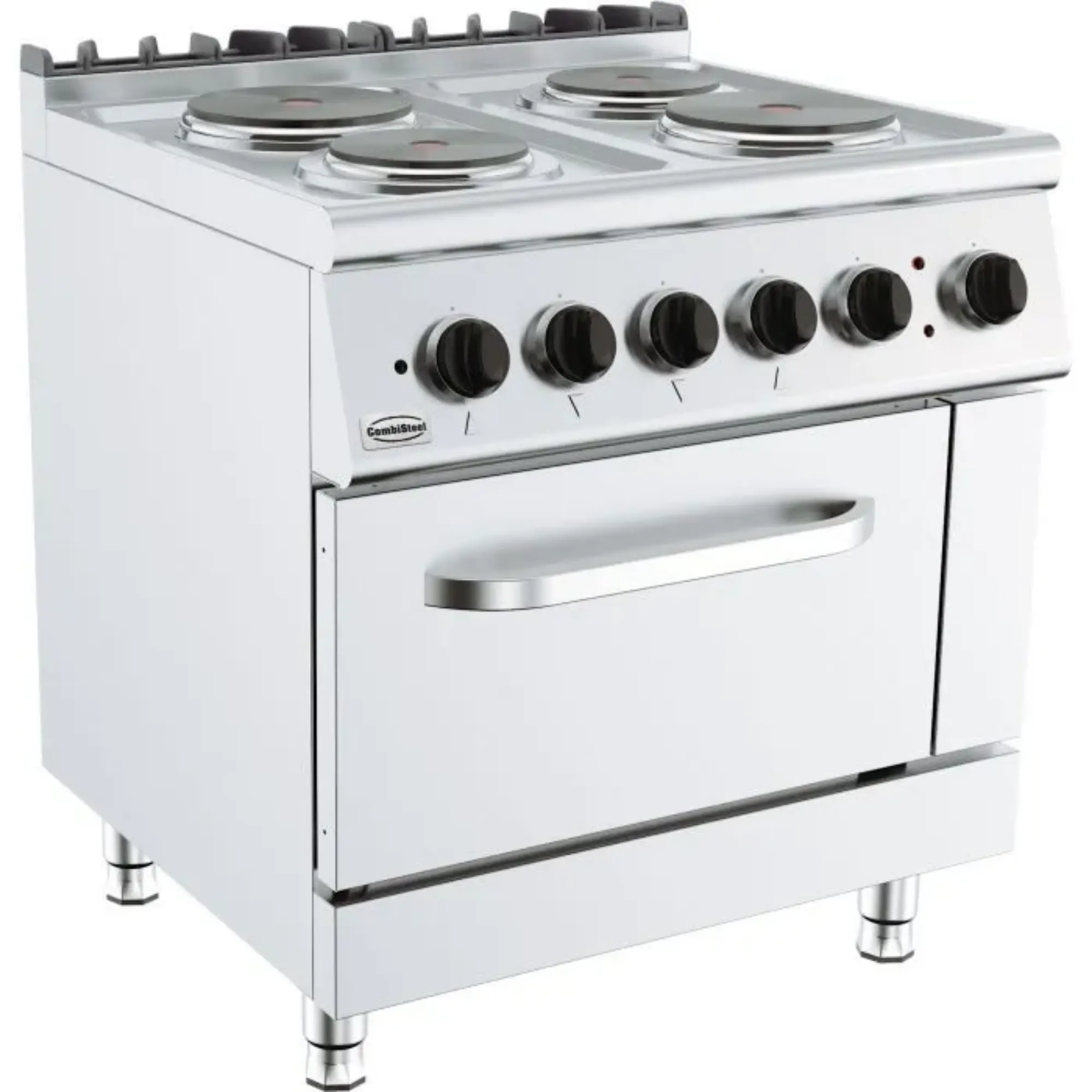 Picture of CombiSteel Base 700 Electric Range 4 Plates Electric Oven - 7178.0435