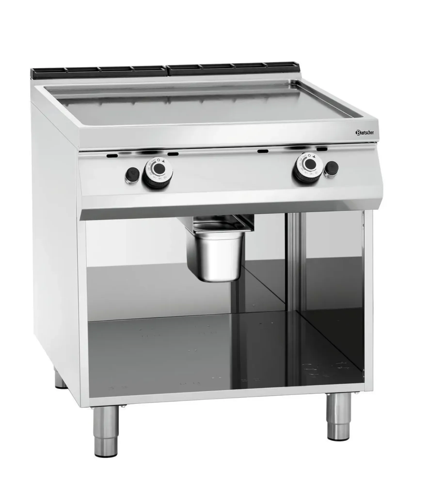 Picture of Bartscher Wild Gas griddle plate, smooth, OBU Freestanding - 2955081