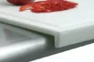 Picture of Bartscher Cutting board PE, stop-edge, white - A120588
