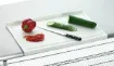 Picture of Bartscher Cutting board PE, stop-edge, white - A120588