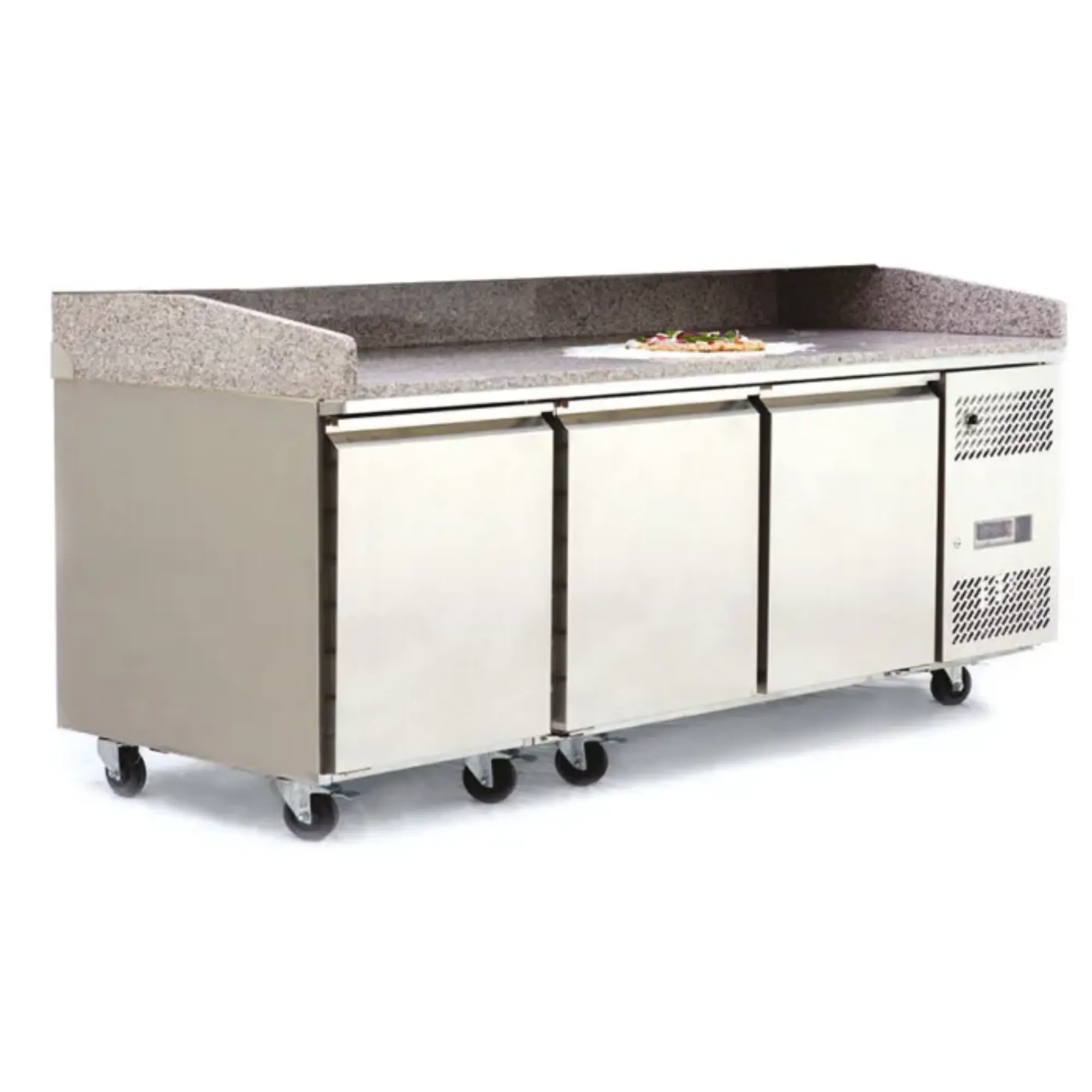 Picture of Atosa EPF3485GR 3 Door Pizza Counter Fridge 485 Litres - EPF3485GR