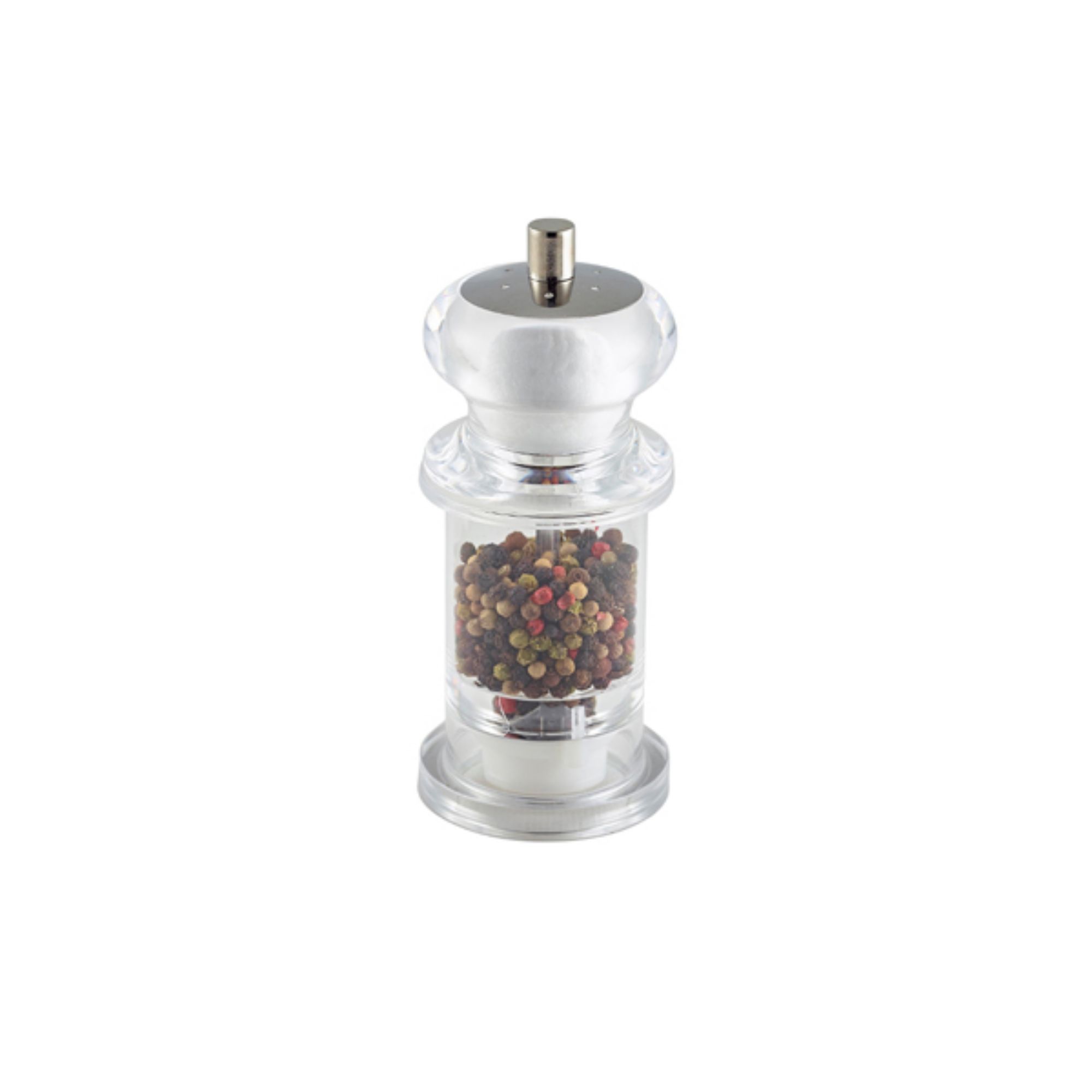 Picture of GenWare Clear Combi Pepper Grinder/Salt Shaker - SPCOM