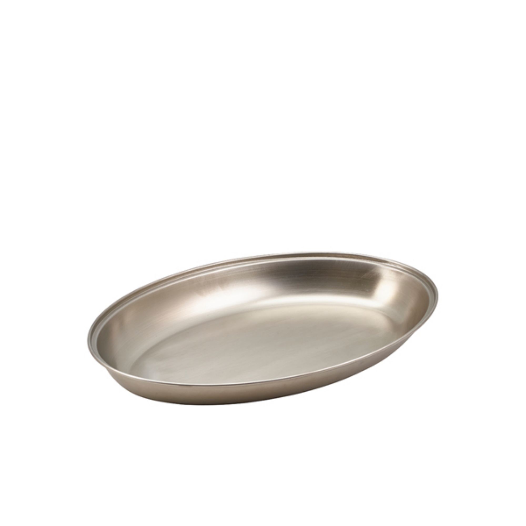 Picture of GenWare Stainless Steel Oval Vegetable Dish 30cm/12" - 1461