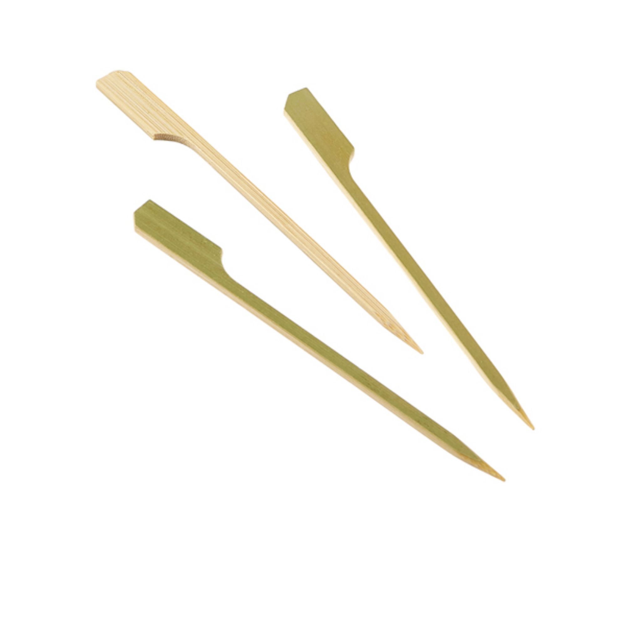 Picture of Bamboo Gun Shaped Paddle Skewers 18cm/7" (100pcs) - BMBGS18