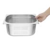 Picture of Vogue Stainless Steel Perforated 1/2 Gastronorm Tray 150mm - K846
