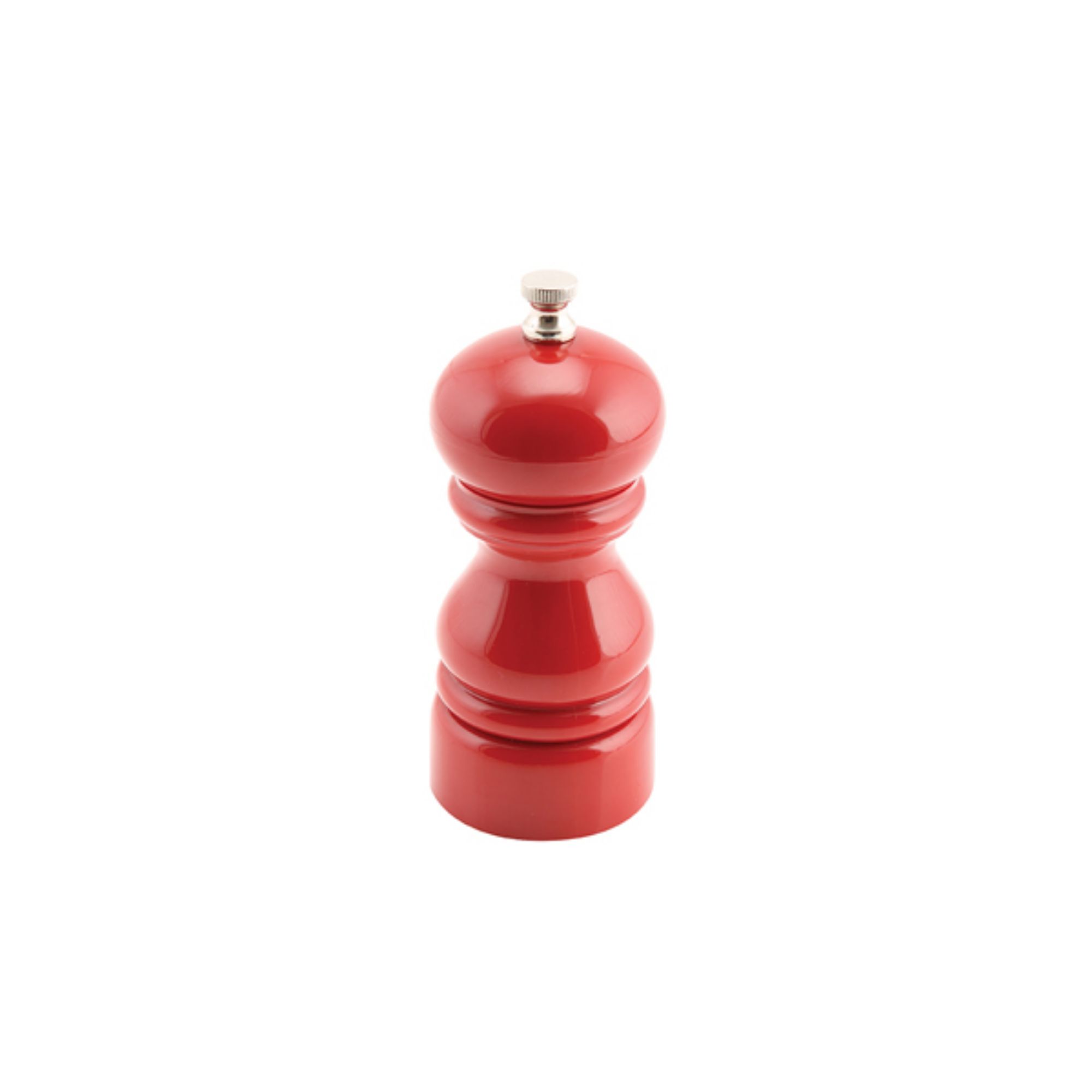 Picture of Genware Salt Or Pepper Grinder Red 12.7cm - SPRED12