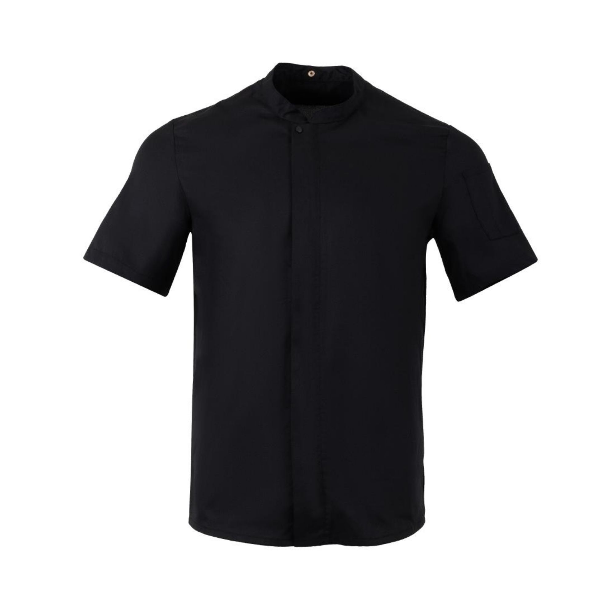 Picture of Southside Harlem Short Sleeve Chef Jacket Black Size L - BA115-L