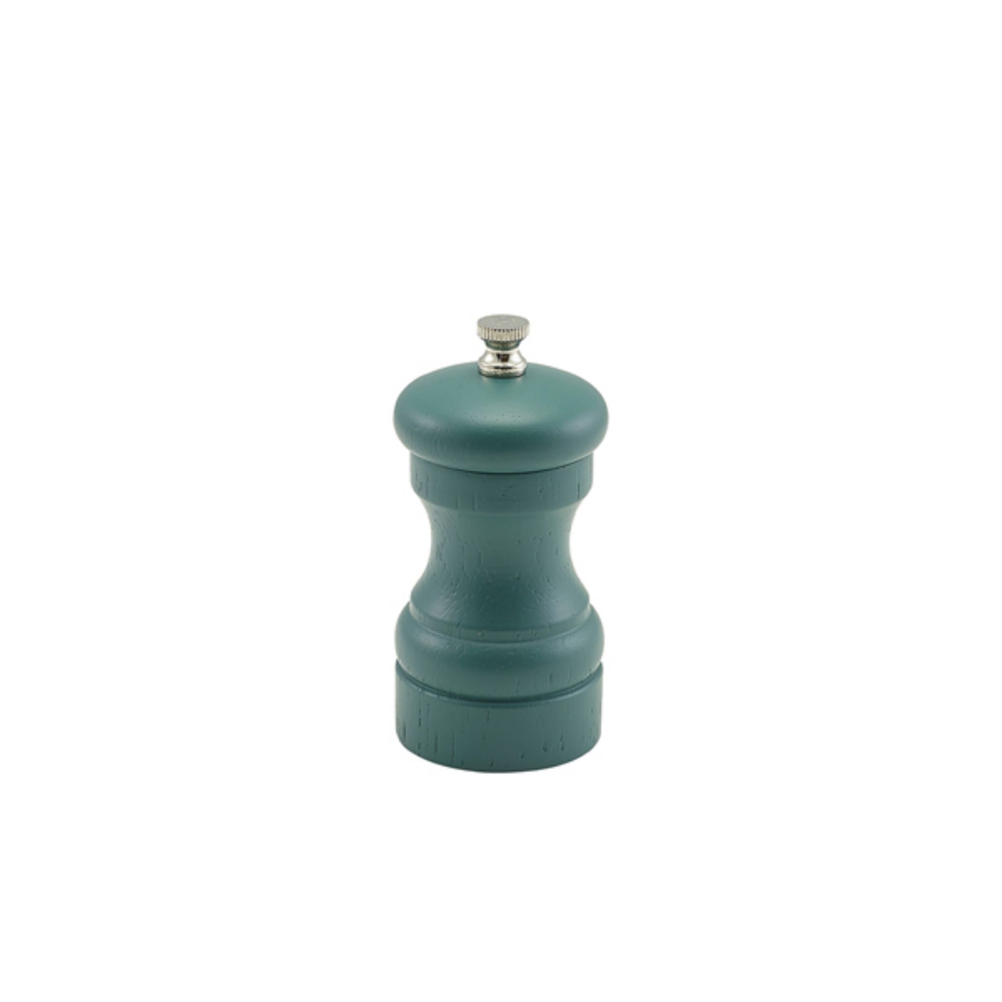 Picture of Olive Green Wooden Salt/Pepper Grinder 10cm - SPWD10GR